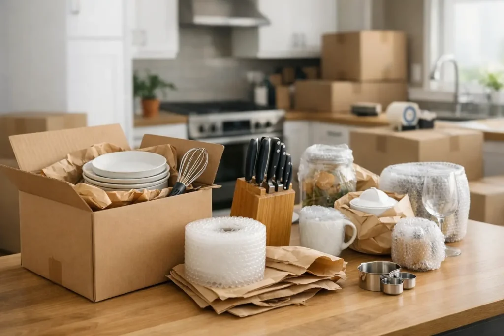 How to Pack a Kitchen for Moving Right