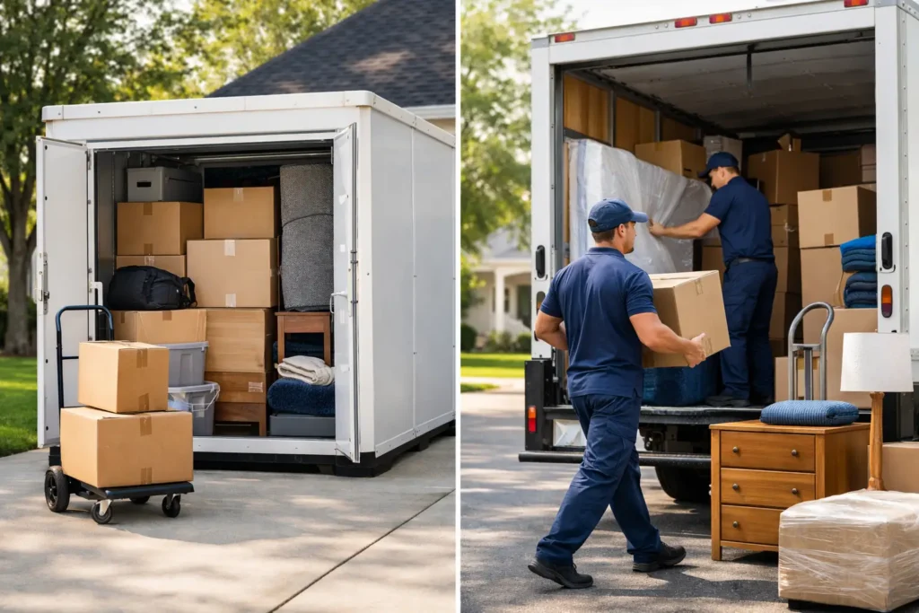 Storage Pods vs Moving Company: Which Fits?